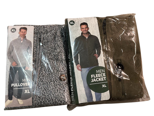 Fleece vest heren